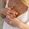 MARI PINWHEEL Disc Necklace