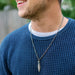 Mens ARROW HEAD Drop Necklace