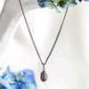 CARSON COWRIE Drop Necklace