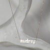OLD ENGLISH NAME PLATE NECKLACE - CUSTOM