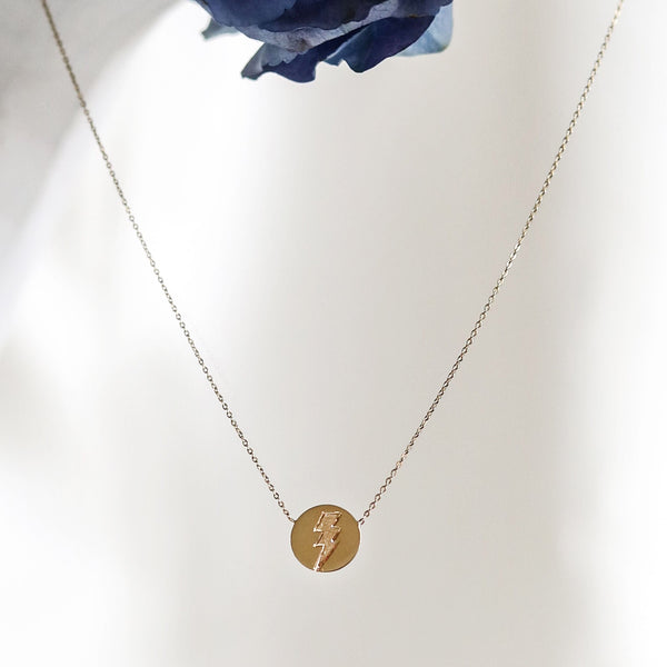 OLIVER BOLT DISC NECKLACE