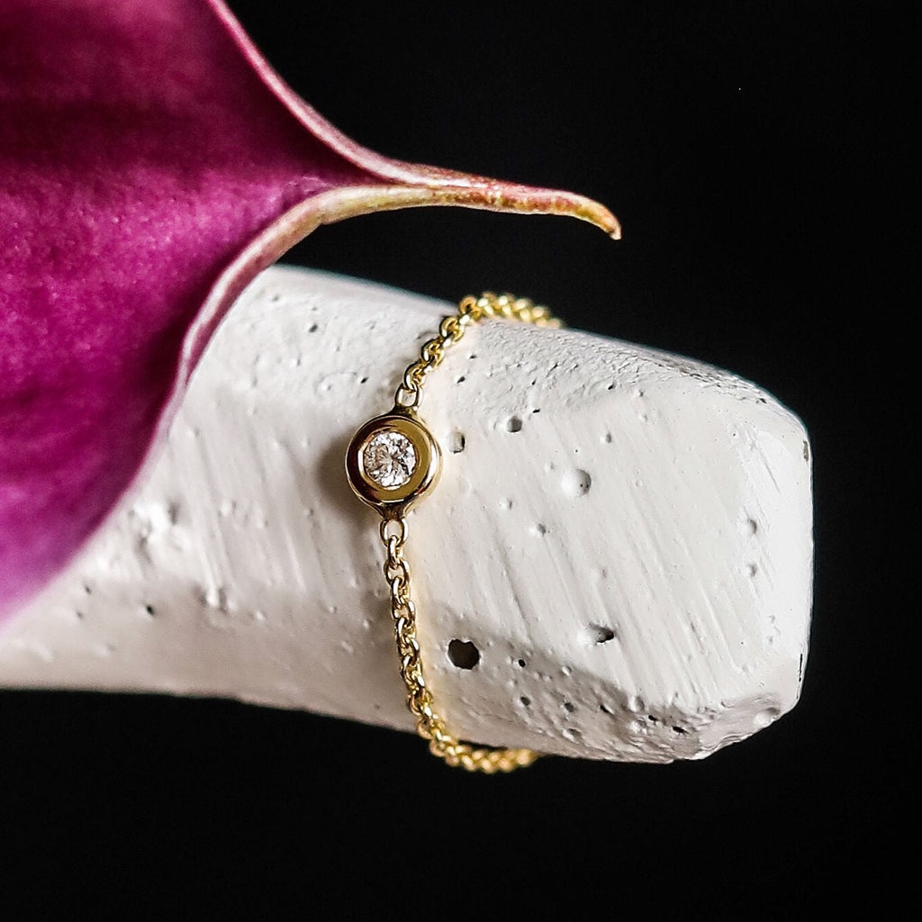 LOLA SINGLE STONE CHAIN RING