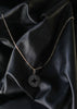 PRESLEY Starburst Disc Necklace - Black Spinel