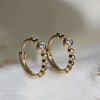 RAQUEL DIAMOND HUGGIE EARRINGS