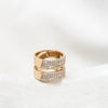 ASHER Diamond Double Parallel Band Ring