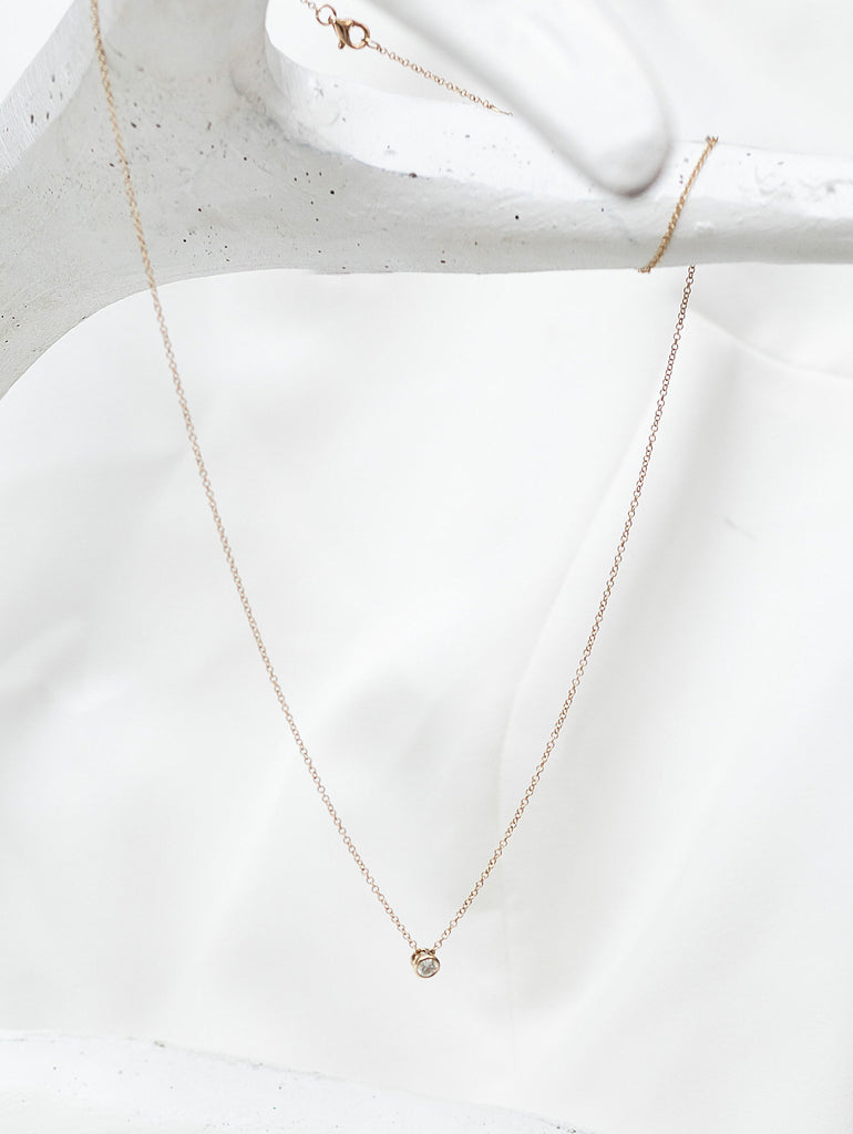 TORI Single Diamond Necklace