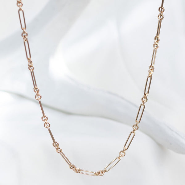 ROXY Chain Link 14k Necklace