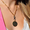 LIA Tiger Disc Necklace