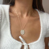 RAYE OVAL PENDANT NECKLACE