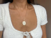 Ray Oval Necklace