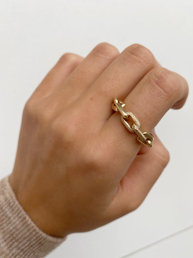 SHIRA Chain Linked Stacking Ring