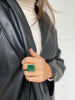 STELLA FLAT MALACHITE Stone  Ring