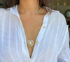 MARI PINWHEEL Disc Necklace