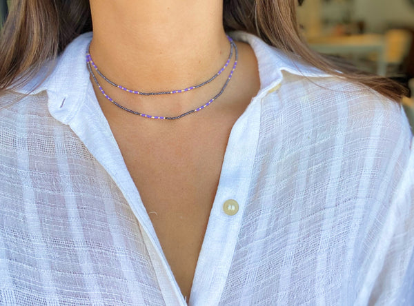 PARKER Beaded Necklace - 29"