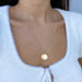 FIRE Coin Disc  - Necklace