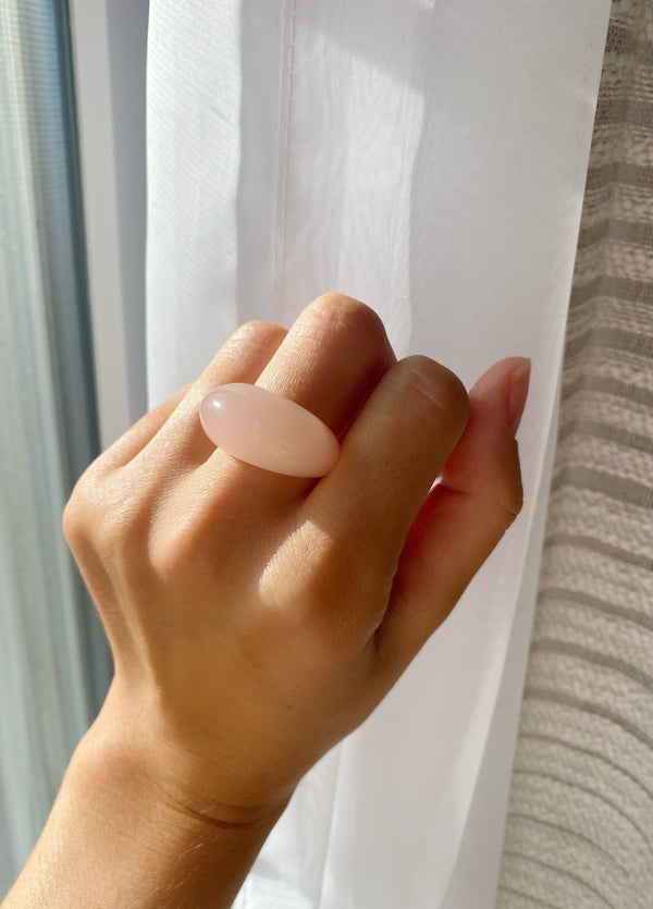 PINK STONE RING BY SHASHI
