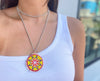 ALEXX Beaded Rosette Necklaces