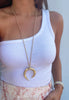 MIA Double Crescent Pendant Necklaces