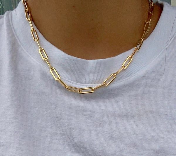 RAMY BIG LINK Chain Necklace - GOLD FILLED