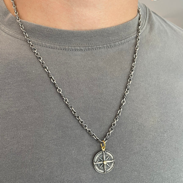 COMPASS Disc Necklace