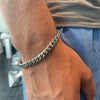 FRANKIE CUBAN LINK CHAIN BRACELET - STERLING