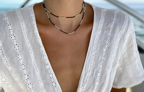 PARKER Beaded Necklace - 29"