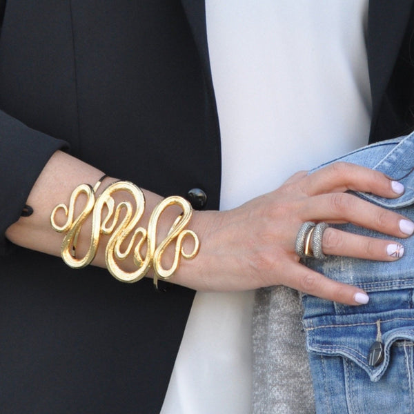 DEVLIN Double Snake Cuff
