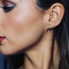STAR & MOON CHAIN DROP EARRINGS