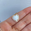 LARSON OPAL HEART NECKLACE