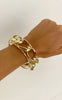 ELIZABETH Chunky Chain Cuff - Single - Bracelet