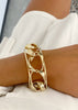 ELIZABETH Chunky Chain Cuff - Single - Bracelet