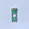 MOM TURQUOISE ENAMEL NECKLCE