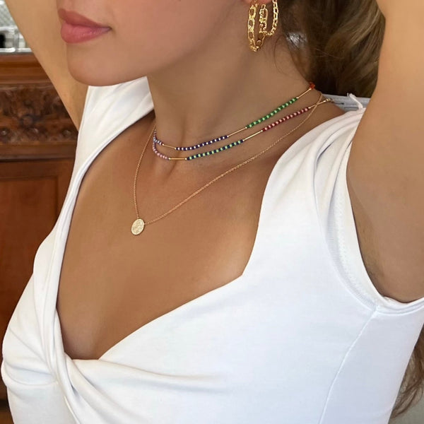 BREE COLORFUL BEADED NECKLACES