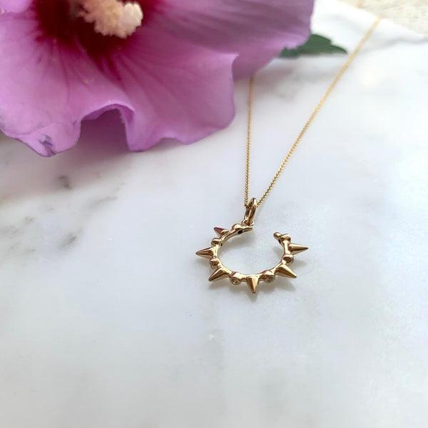 CAROLINE OPEN SPIKE NECKLACE