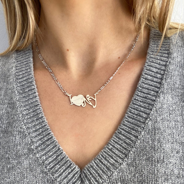 I LOVE NY NAMEPLATE Necklace