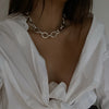 PASADENA CHIAN LINK STATEMENT NECKLACE