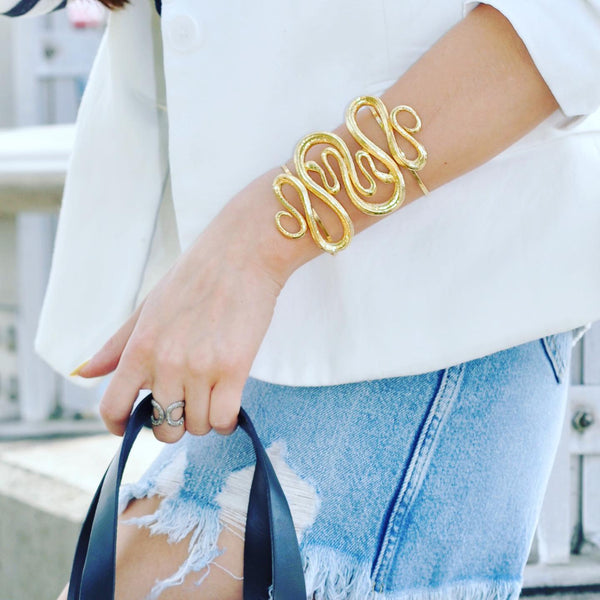 DEVLIN Double Snake Cuff