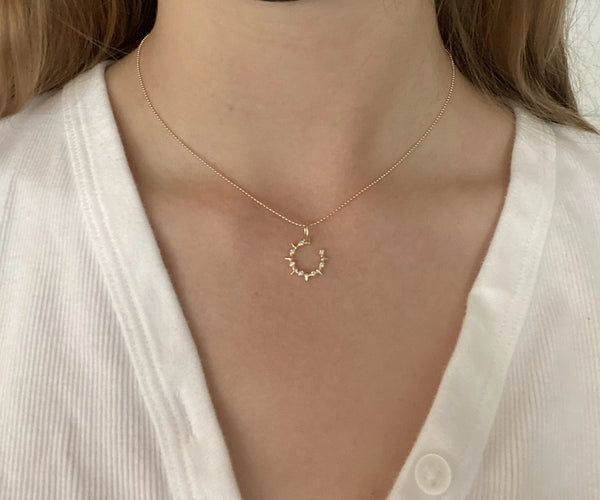 CAROLINE OPEN SPIKE NECKLACE