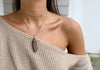 BAILEE Wood Drop Necklace