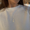 J - INITIAL NECKLACE - 1"