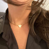 ELLY BEADED HEART NECKLACE