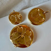 CARI BUTTERFLY DISC NECKLACE - 3/4"