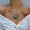 DREW Enamel Burst Necklace