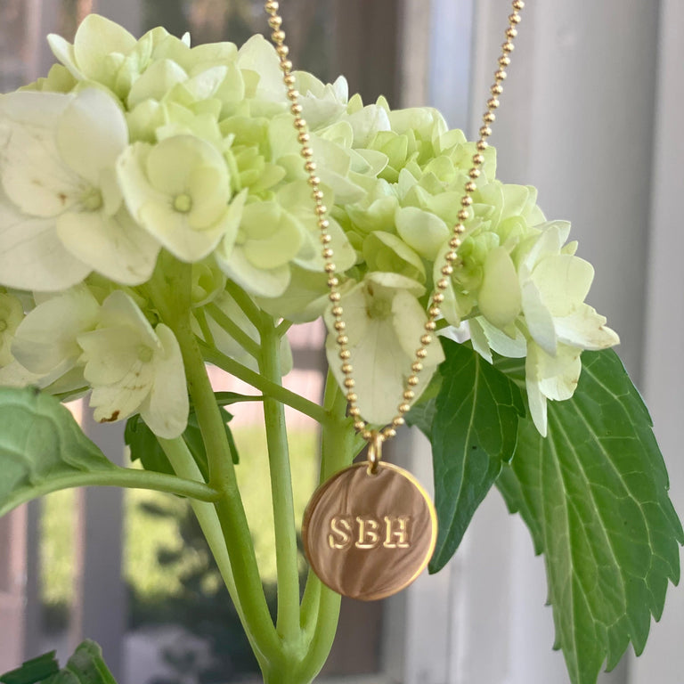 Custom Initials Disc