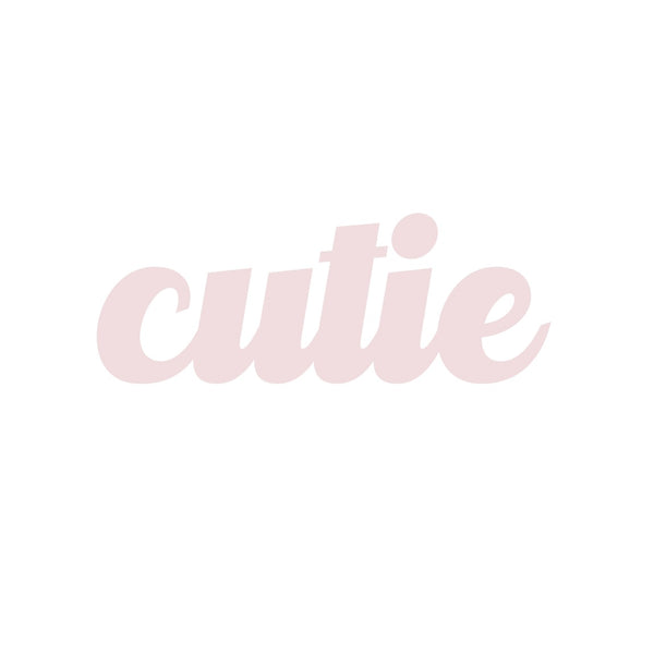CUTIE PIE - LUCITE BOX - 4X4
