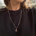 L -   Initial Necklace .5"