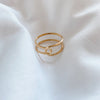 MAISEY  STERLING SILVER LOOPED  RING