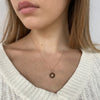 ZARA BURST DISC NECKLACE - .5"