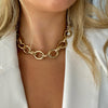 PASADENA CHIAN LINK STATEMENT NECKLACE