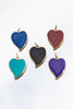 ILSA POINTED 1" ENAMEL HEART NECKLACES